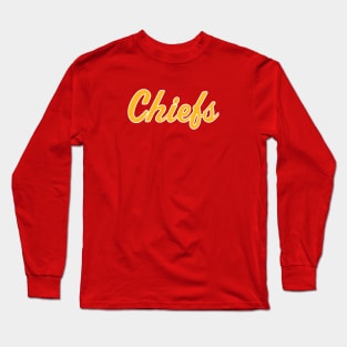 KC Chiefs Script Long Sleeve T-Shirt